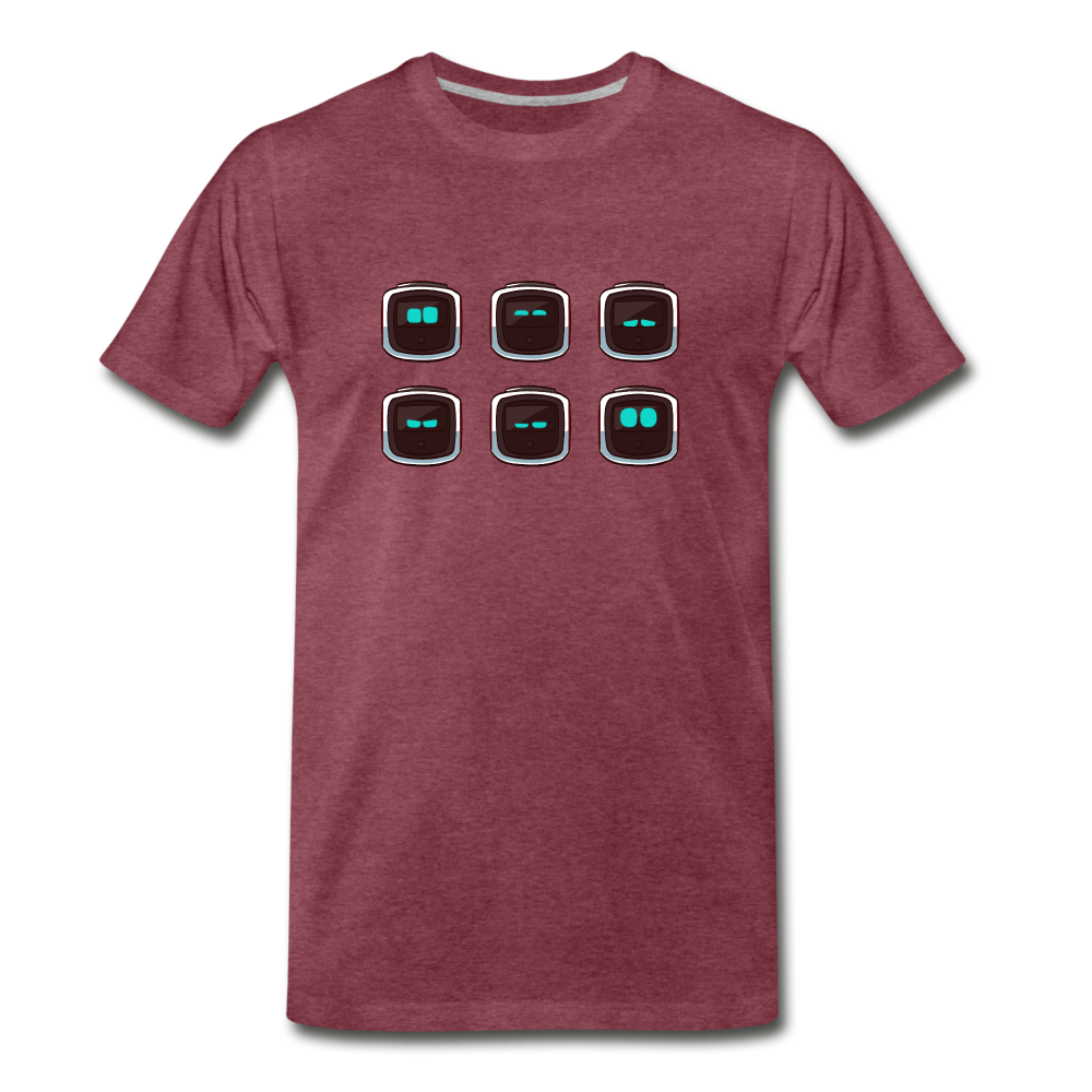 Men's Cozmo Expression T-Shirt - heather burgundy